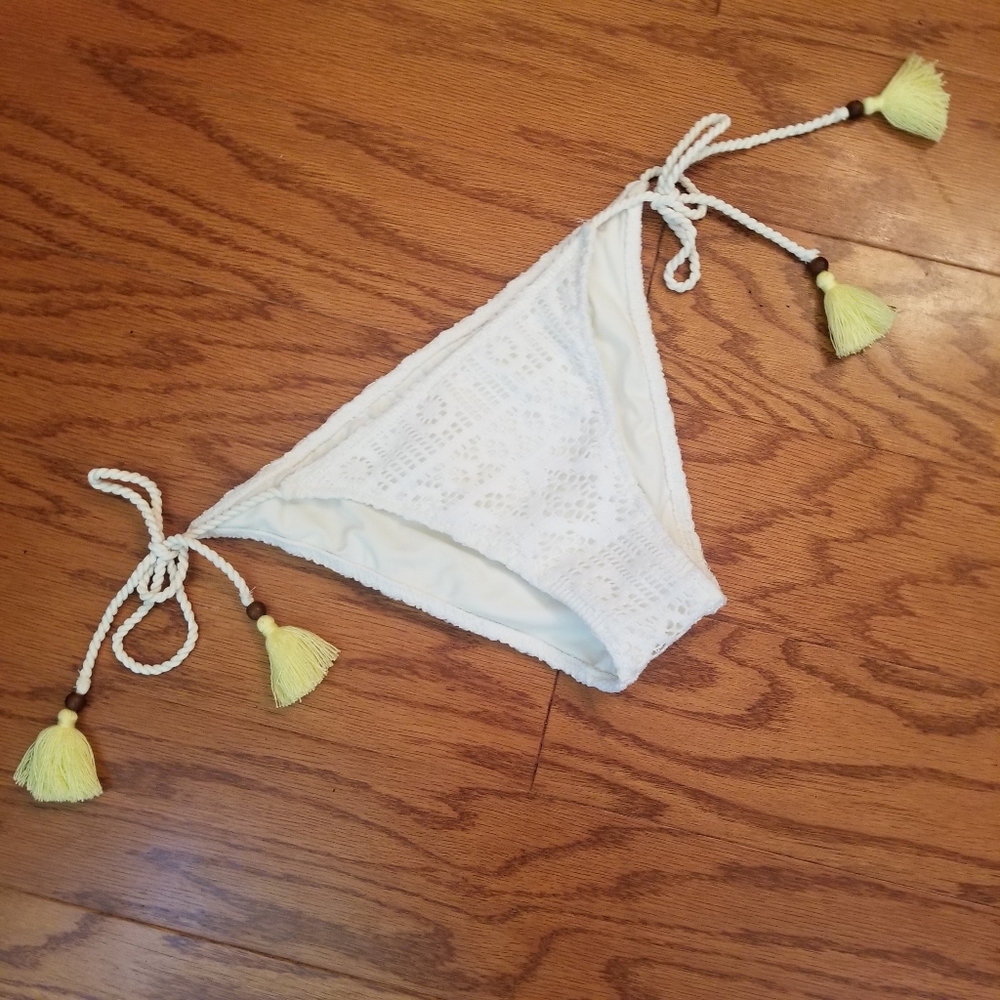 VS small white bikini bottom